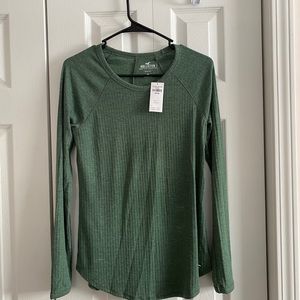 Green Hollister Long Sleeves NWT